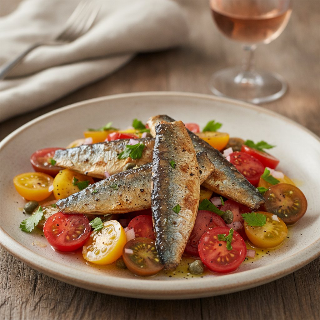 Sardine and Tomato Salad