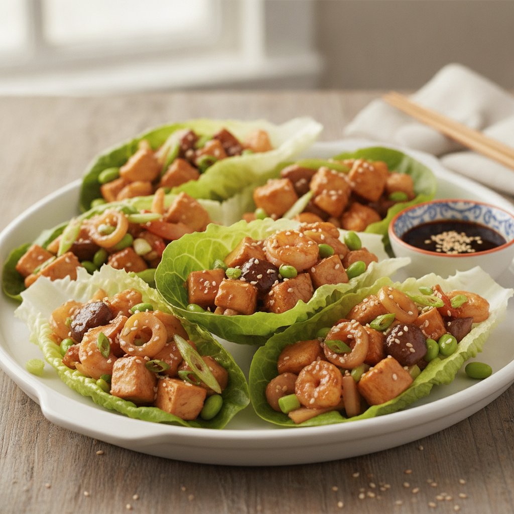 Chicken Lettuce Wrap (High-Protein)