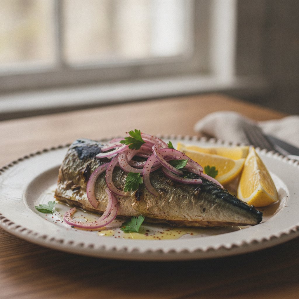 Grilled Mackerel (Low-Chol)