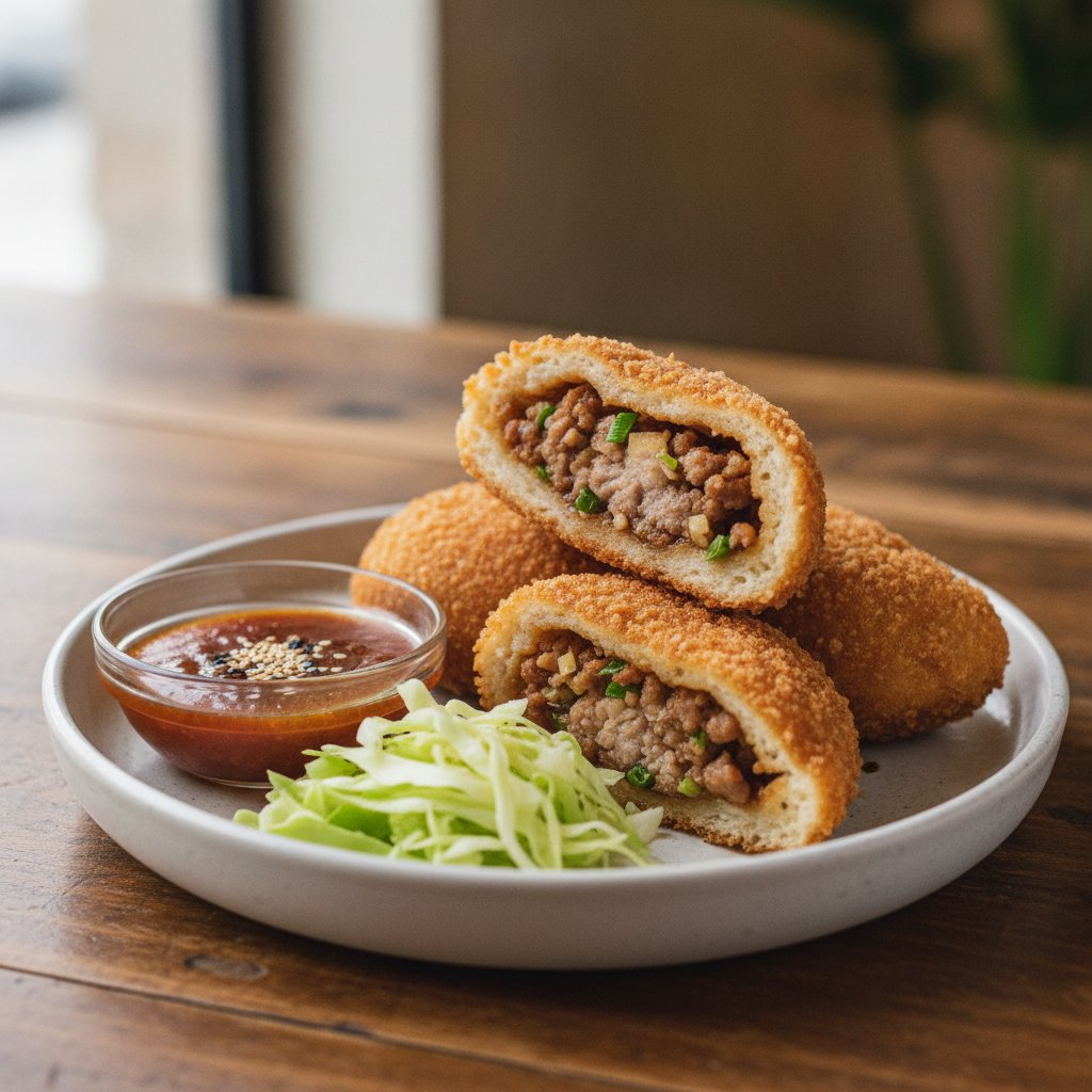 Deep Fried Pork Buns