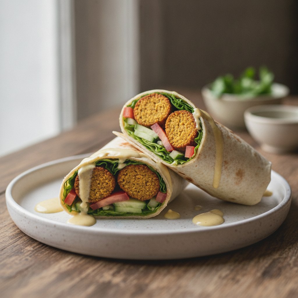 Falafel Wrap — Fried Chickpea Wrap