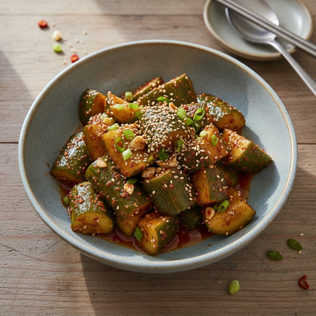 Spicy Cucumber Salad (Dairy-Free)
