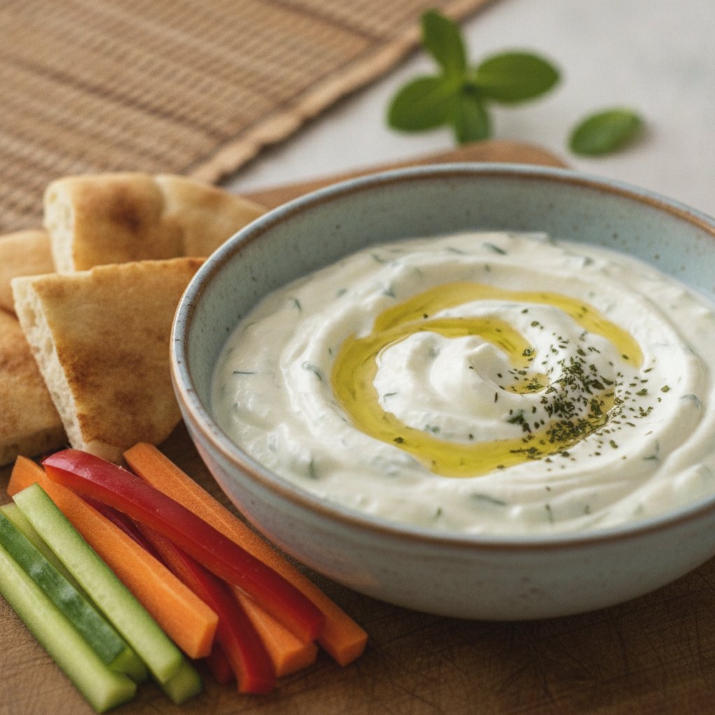 Yogurt and Cucumber Dip (Low-Calorie)