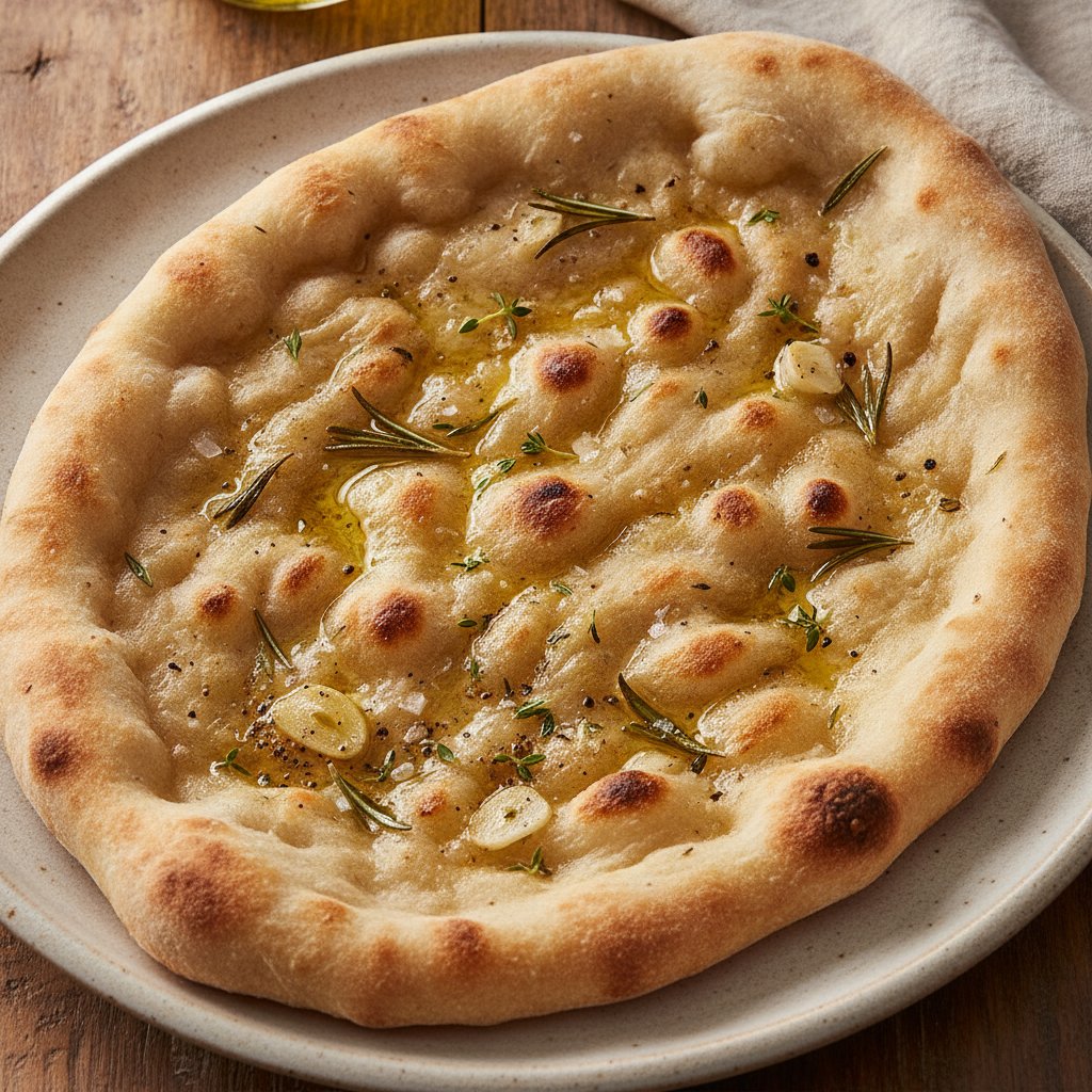 Plain Olive Oil and Herb Flatbread