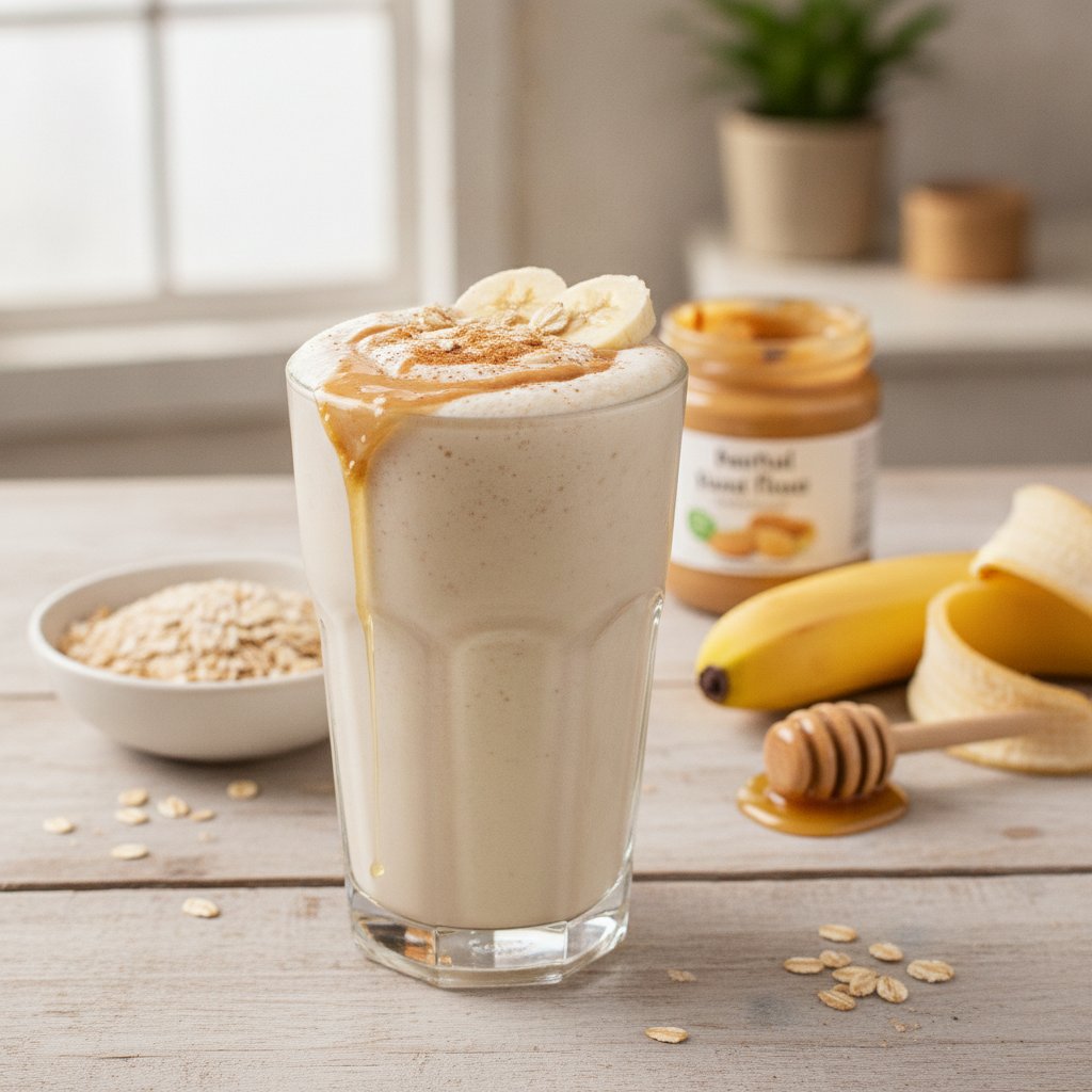 Peanut Butter Banana Shake (Gluten-Free)