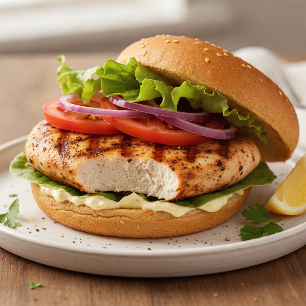 Grilled Chicken Burger (Gluten-Free)