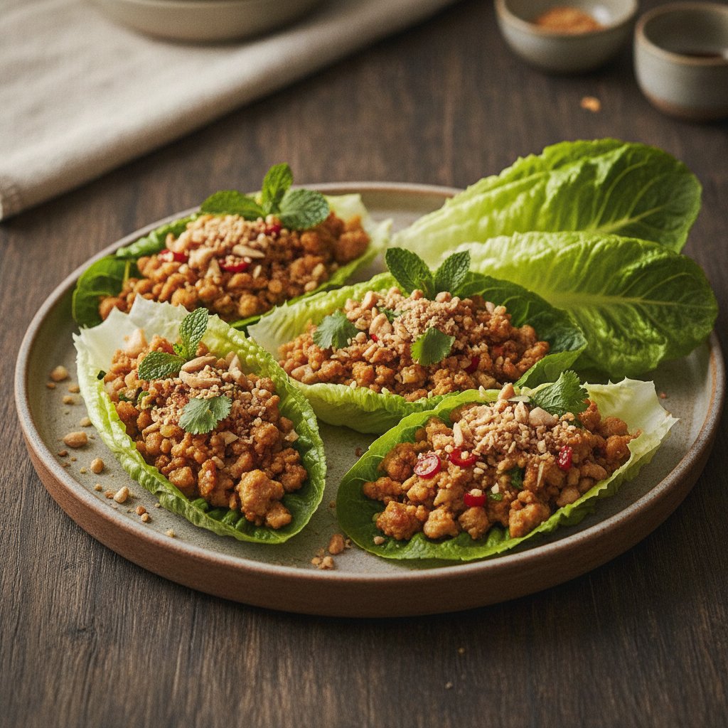 Thai Lettuce Wrapped Chicken