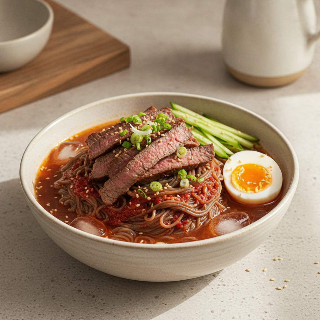 Spicy Cold Buckwheat Noodles