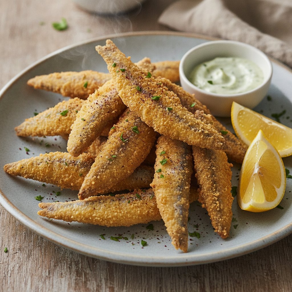 Battered Fried Anchovies (Gluten-Free)