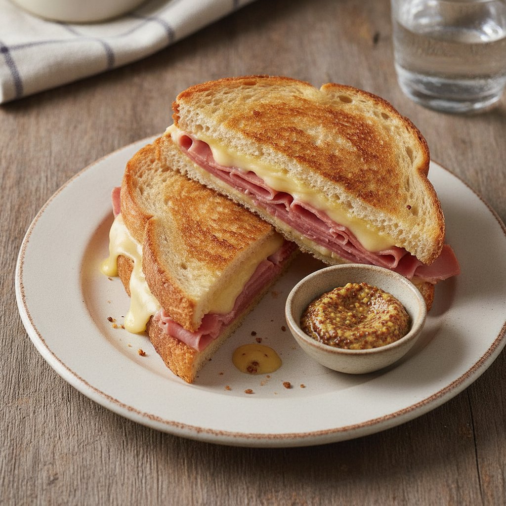 Grilled Ham and Cheese Sandwich