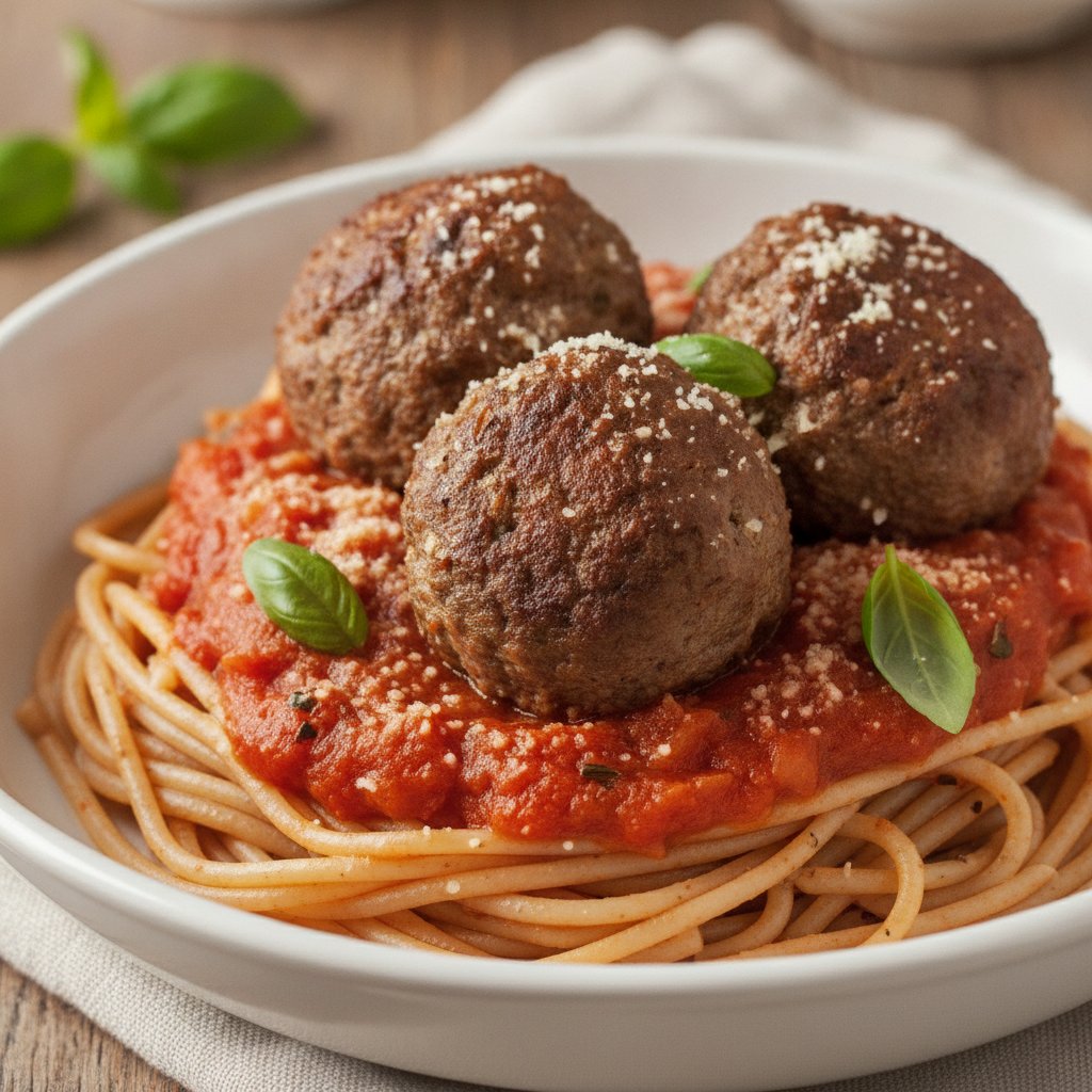 Spaghetti and Meatballs (Low-Calorie)