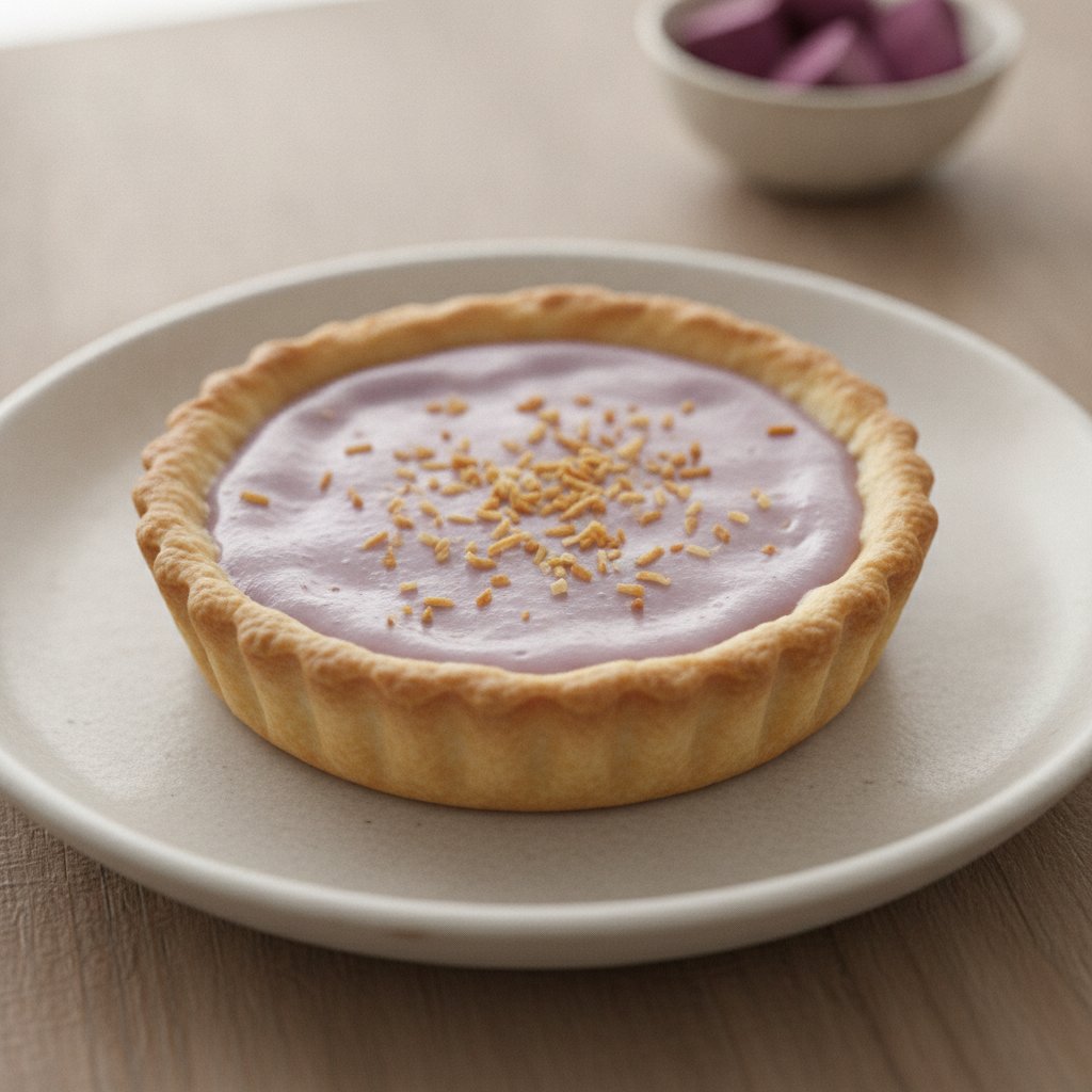 Purple Yam Custard Tart