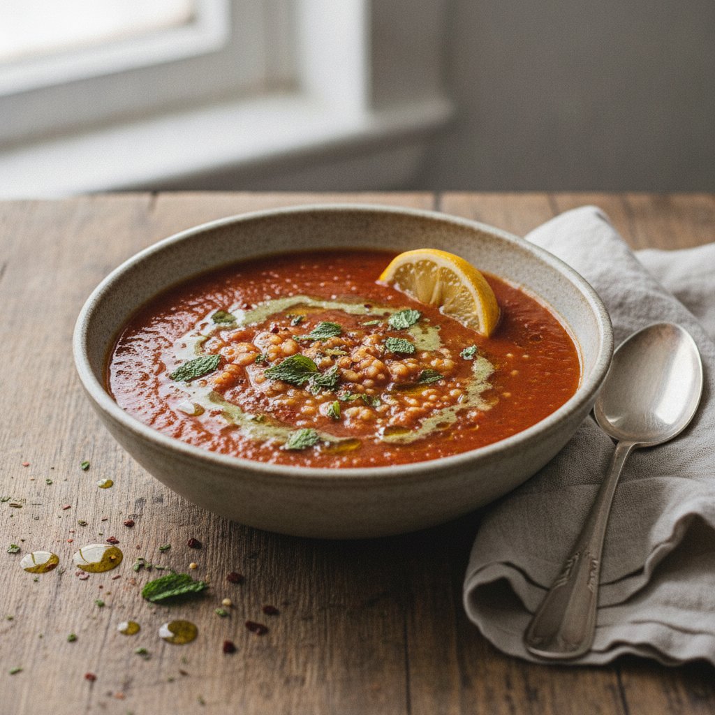 Tomato Soup with Bulgur (Gluten-Free)