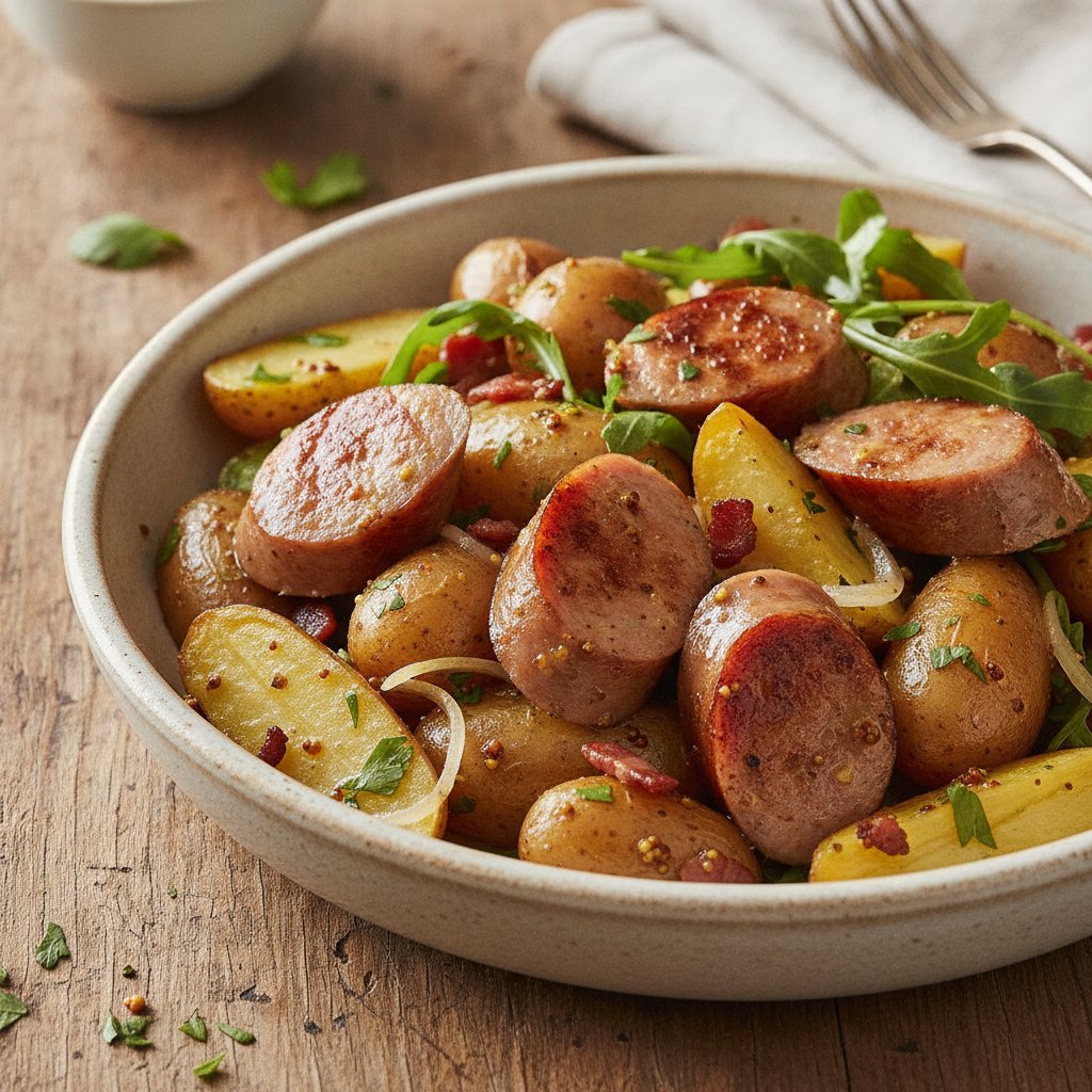 Warm Sausage and Potato Salad