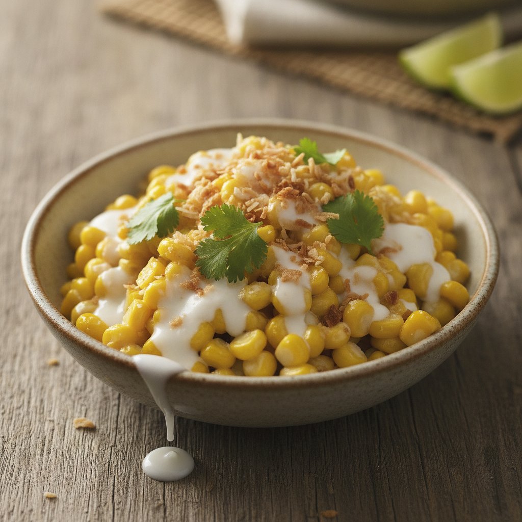 Grilled Corn with Coconut Glaze