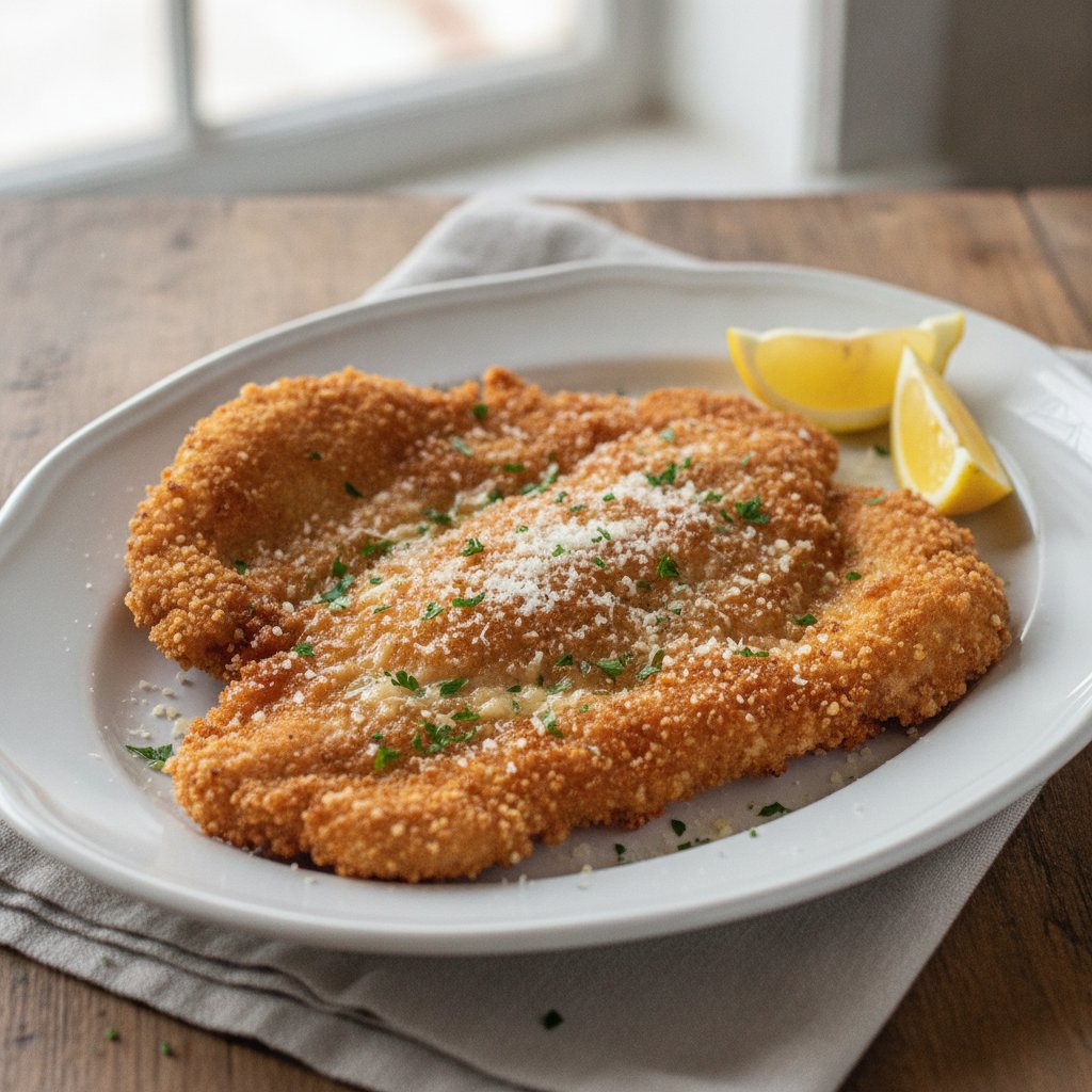 Fried Breaded Chicken Cutlet (Low-Calorie)