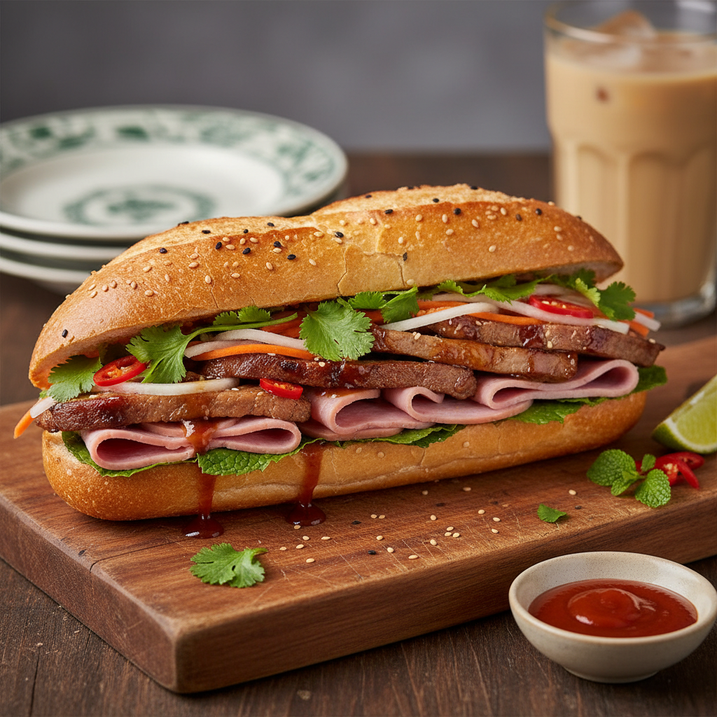 Lean Pork Vietnamese Sandwich — Bánh Mì