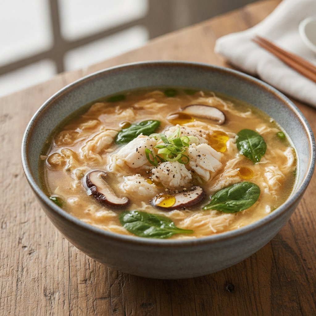 Egg Drop Soup with Crab (GLP-1)