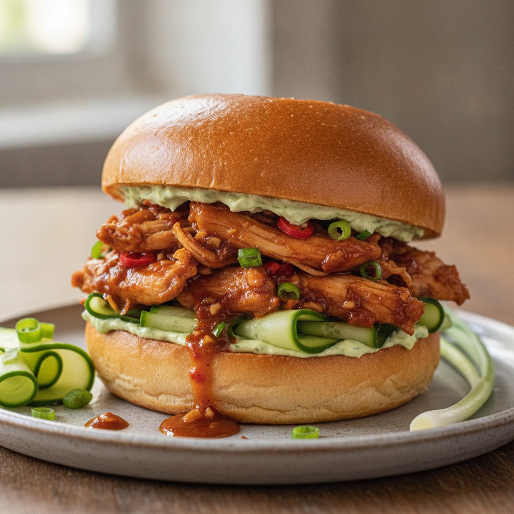 Spicy Braised Chicken Sandwich