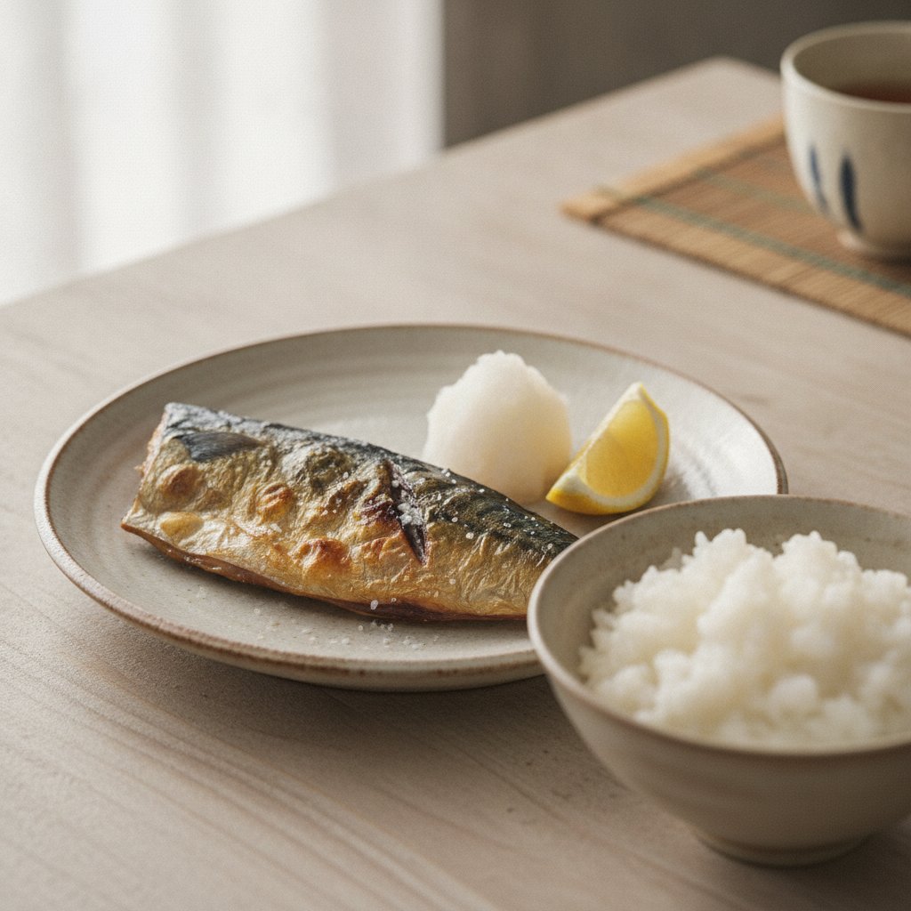 Salt Grilled Mackerel