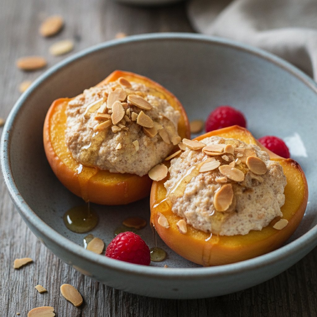 Baked Stuffed Peaches (GLP-1)