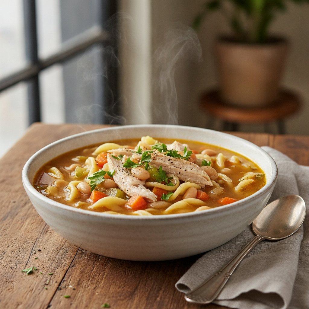 Chicken Noodle Soup (High-Protein)