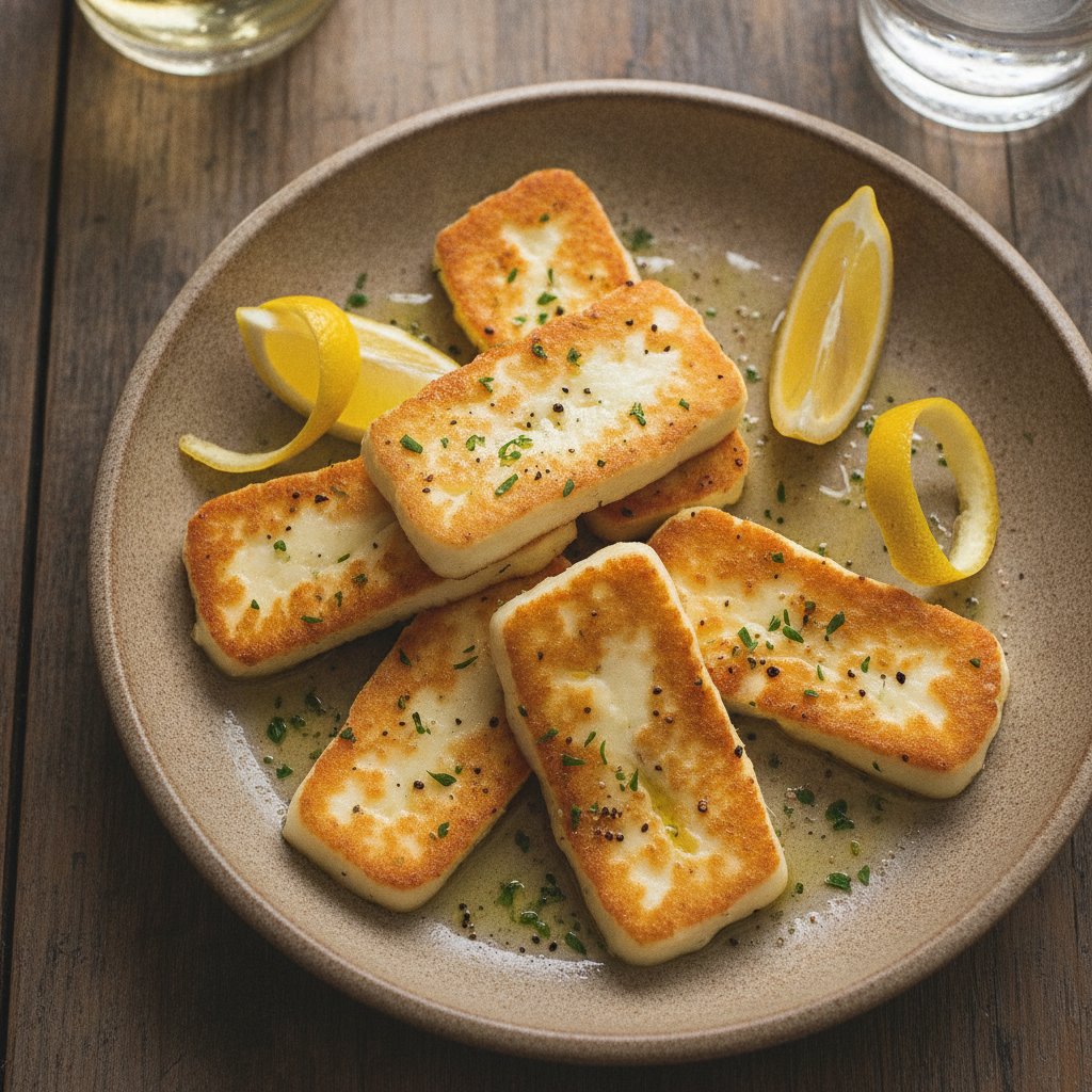 Golden Fried Cheese