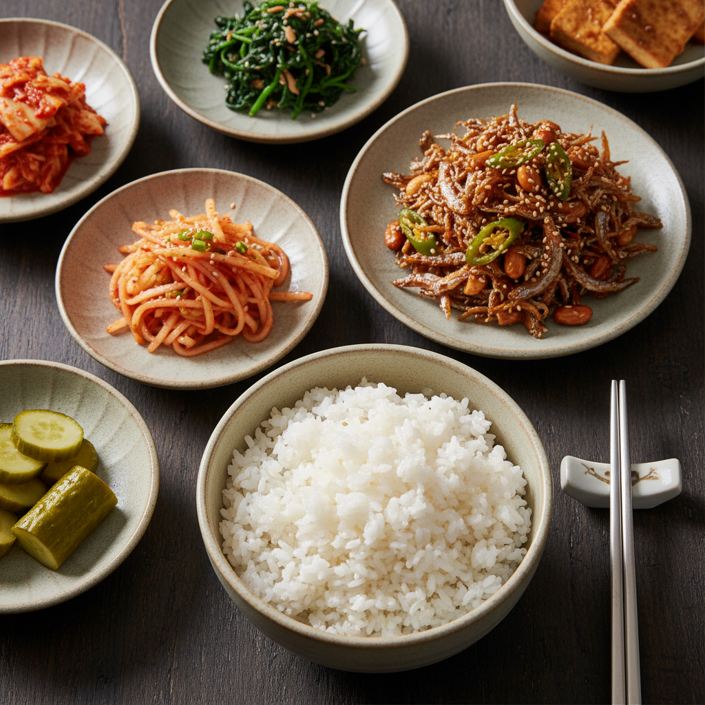 Crispy Anchovy Rice Bowl — Myeolchi Bokkeum with Rice and Banchan