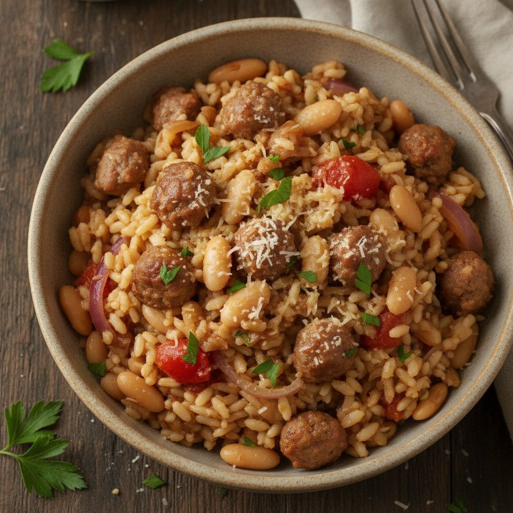 Sausage and Bean Rice