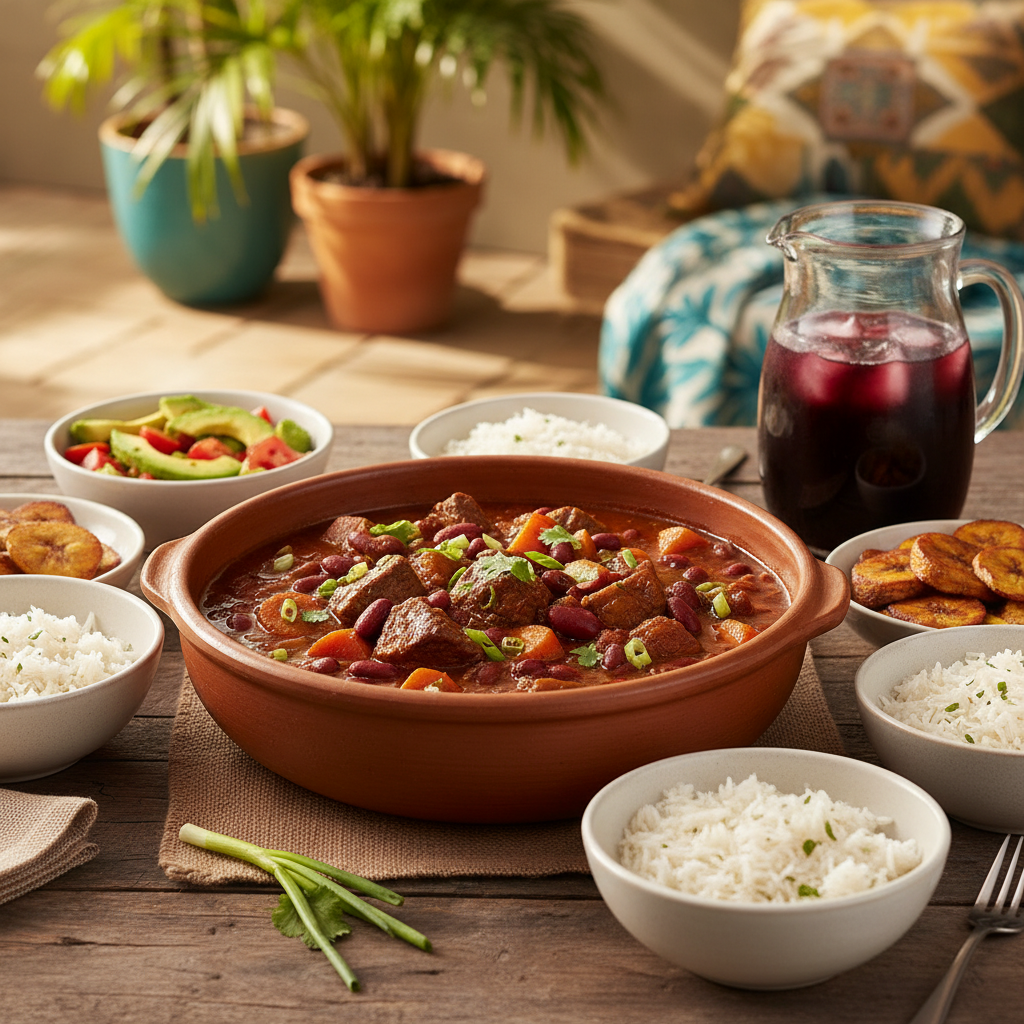 Jamaican Beef and Bean Stew