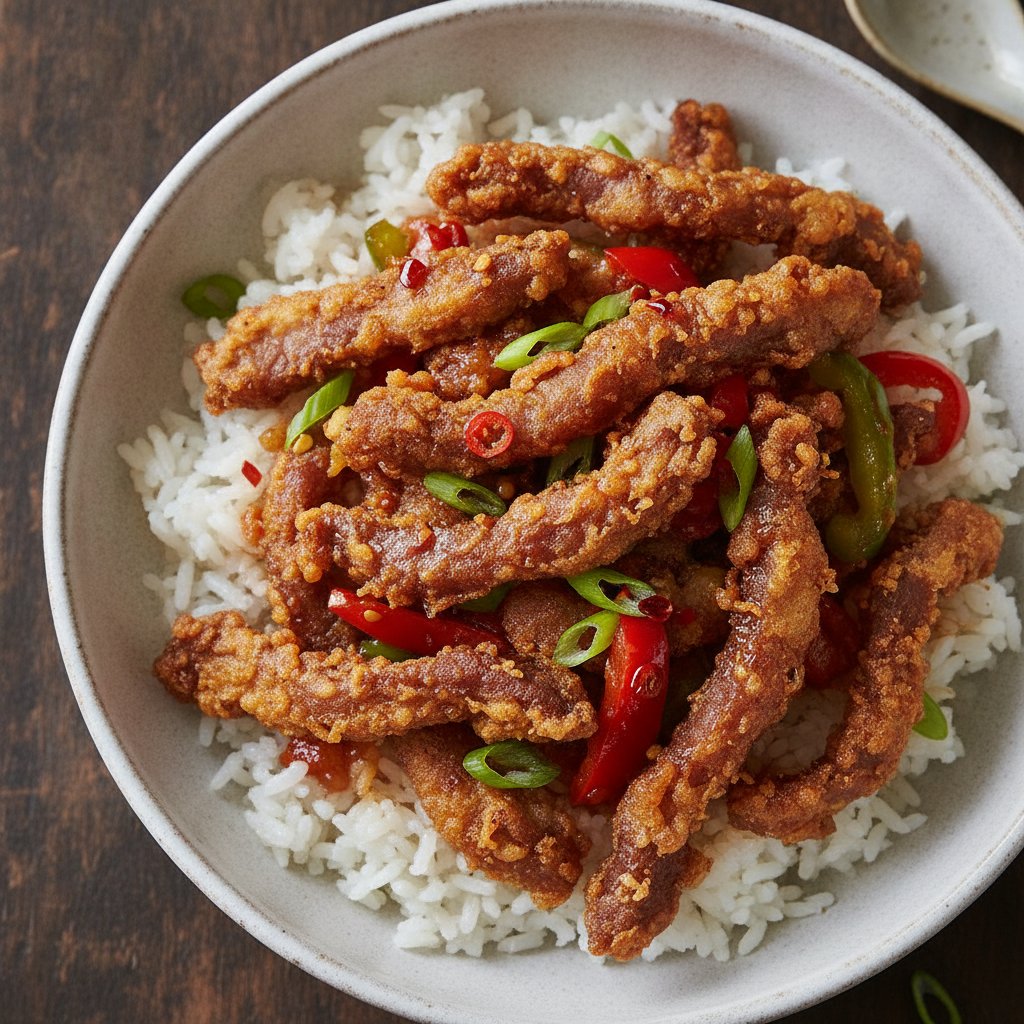 Crispy Beef with Chili