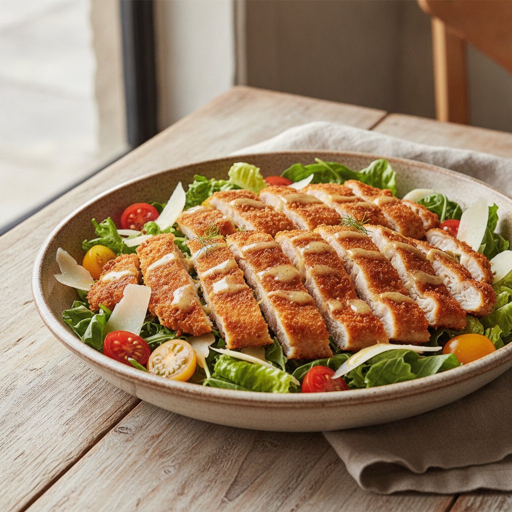 Chicken Cutlet Salad Bowl