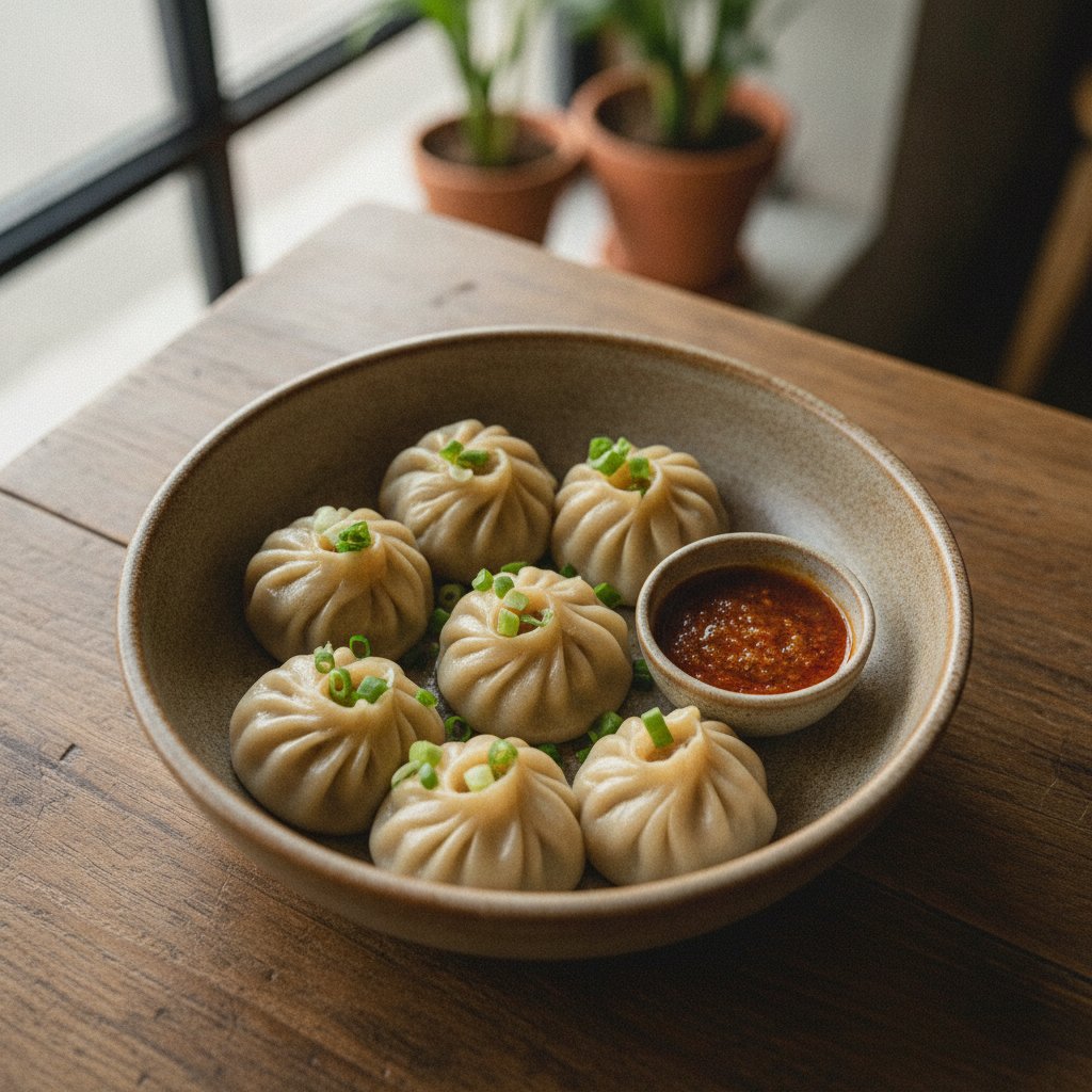 Momos (Steamed Dumplings)