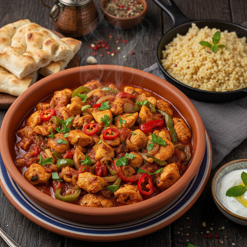 Turkish Chicken and Vegetable Saute — Tavuk Sote