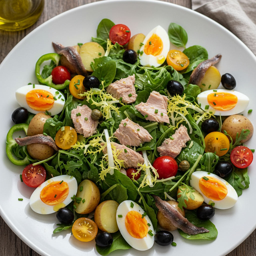 Mediterranean Seared Tuna Salad — Salade Niçoise