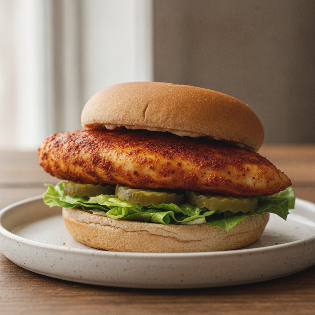 Nashville Hot Chicken Sandwich (Low-Calorie)