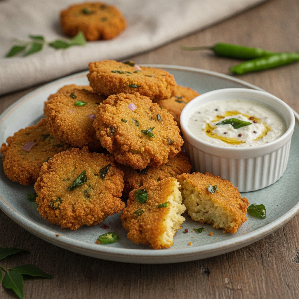 Crispy Fried Semolina Fritters