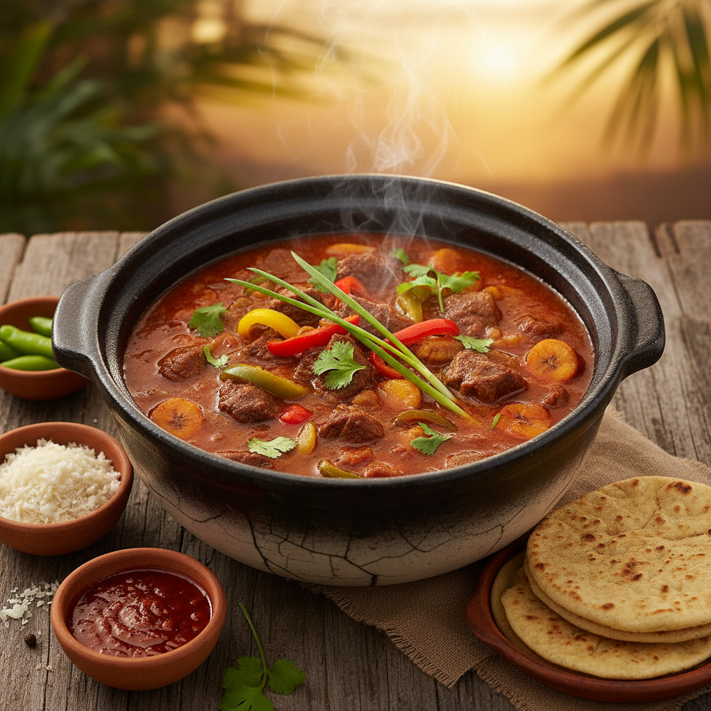 Barbados Pepper Pot Beef Stew