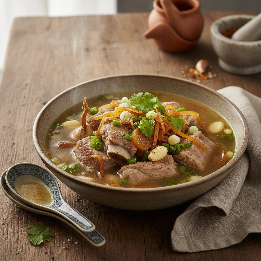 Pork and Preserved Radish Soup