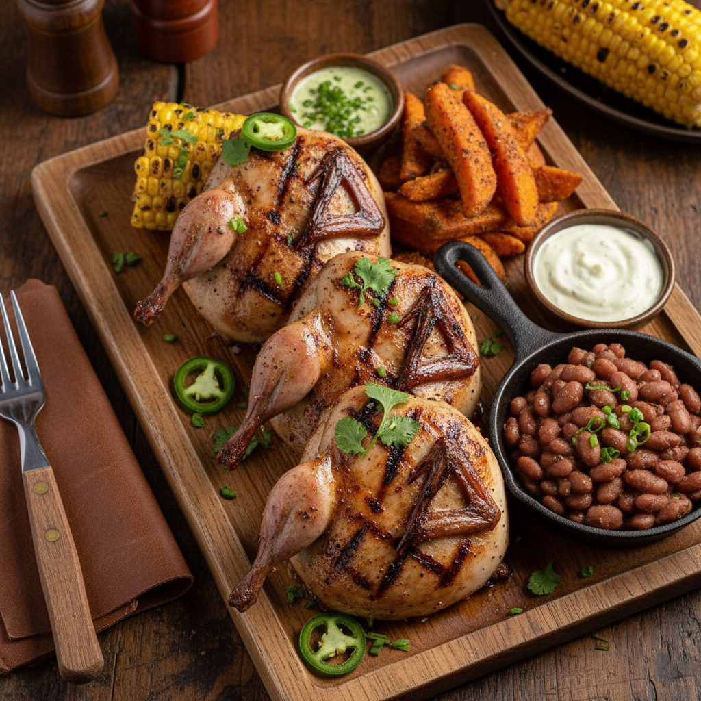 Texas Grilled Quail Plate