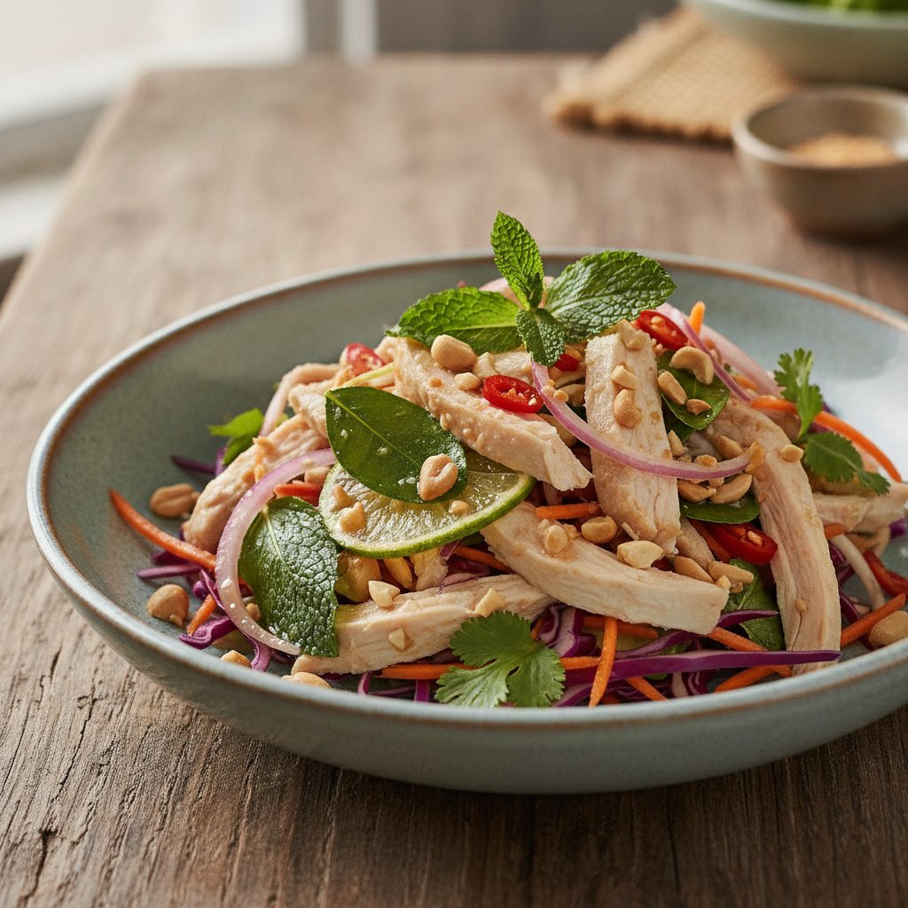 Chicken Salad with Lime Leaves