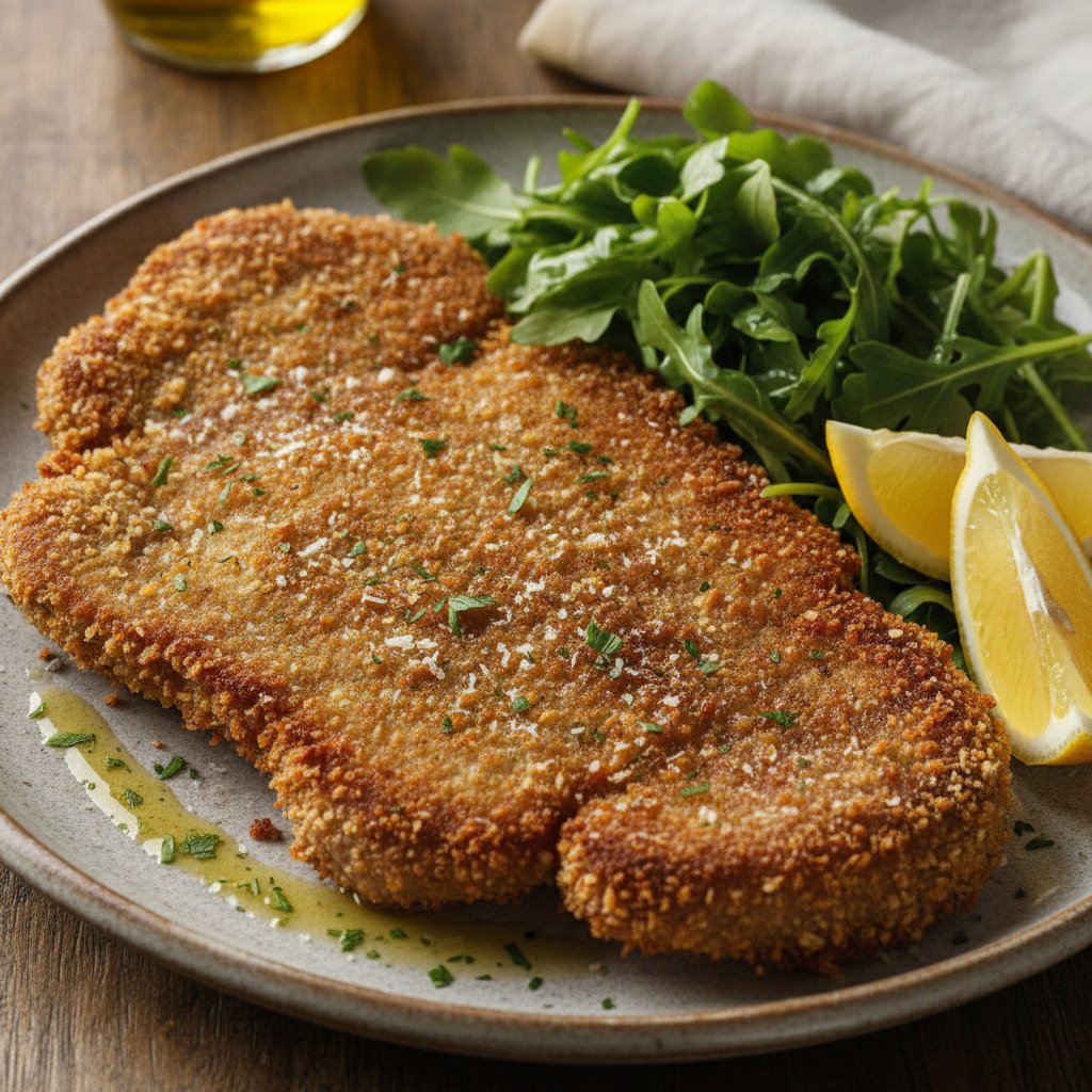 Fried Breaded Veal Cutlet (Low-Calorie)