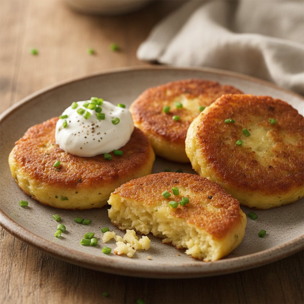 Fried Potato Cakes (Gluten-Free)