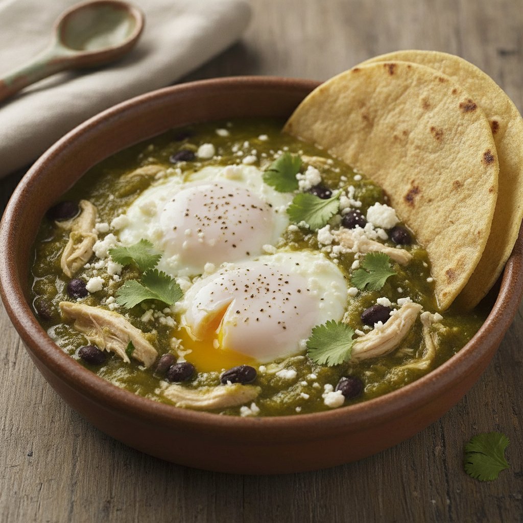 Eggs In Green Chili Sauce (High-Protein)