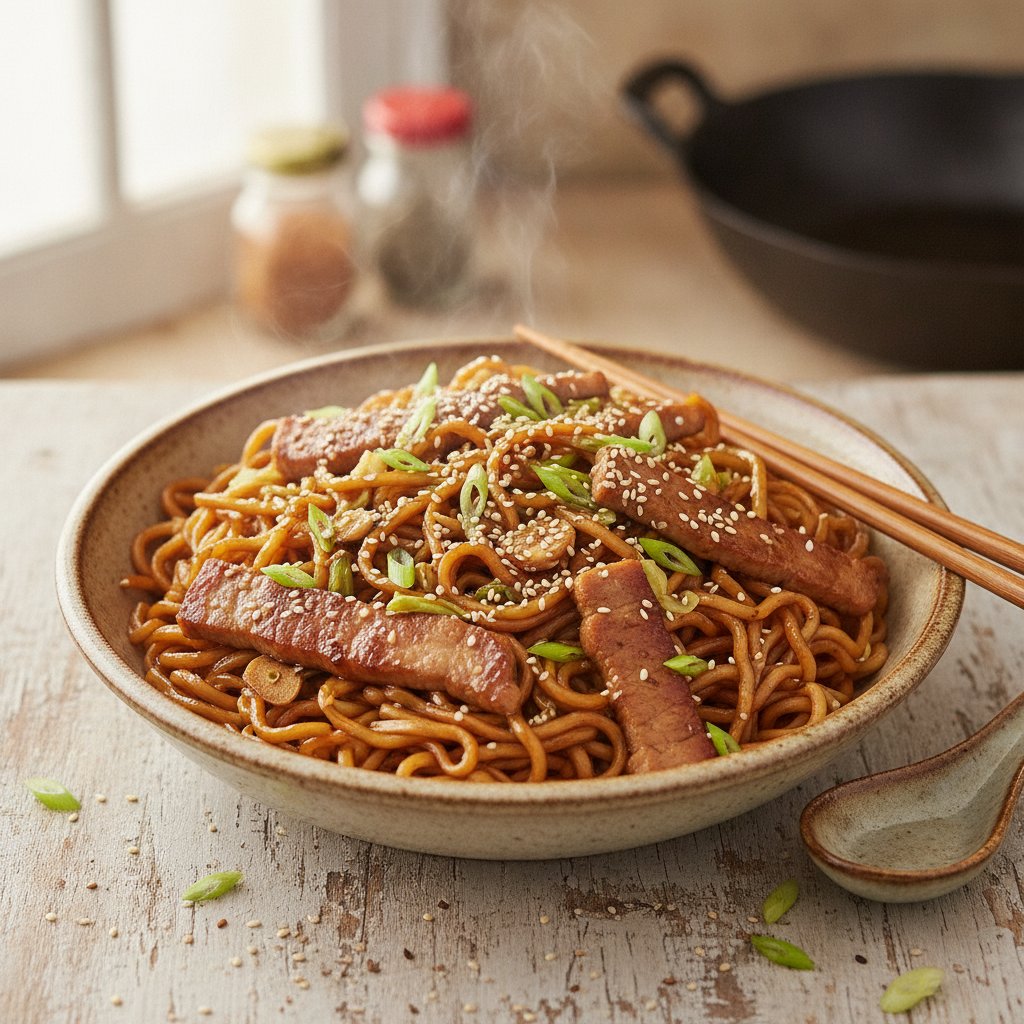 Sweet Soy Fried Noodles