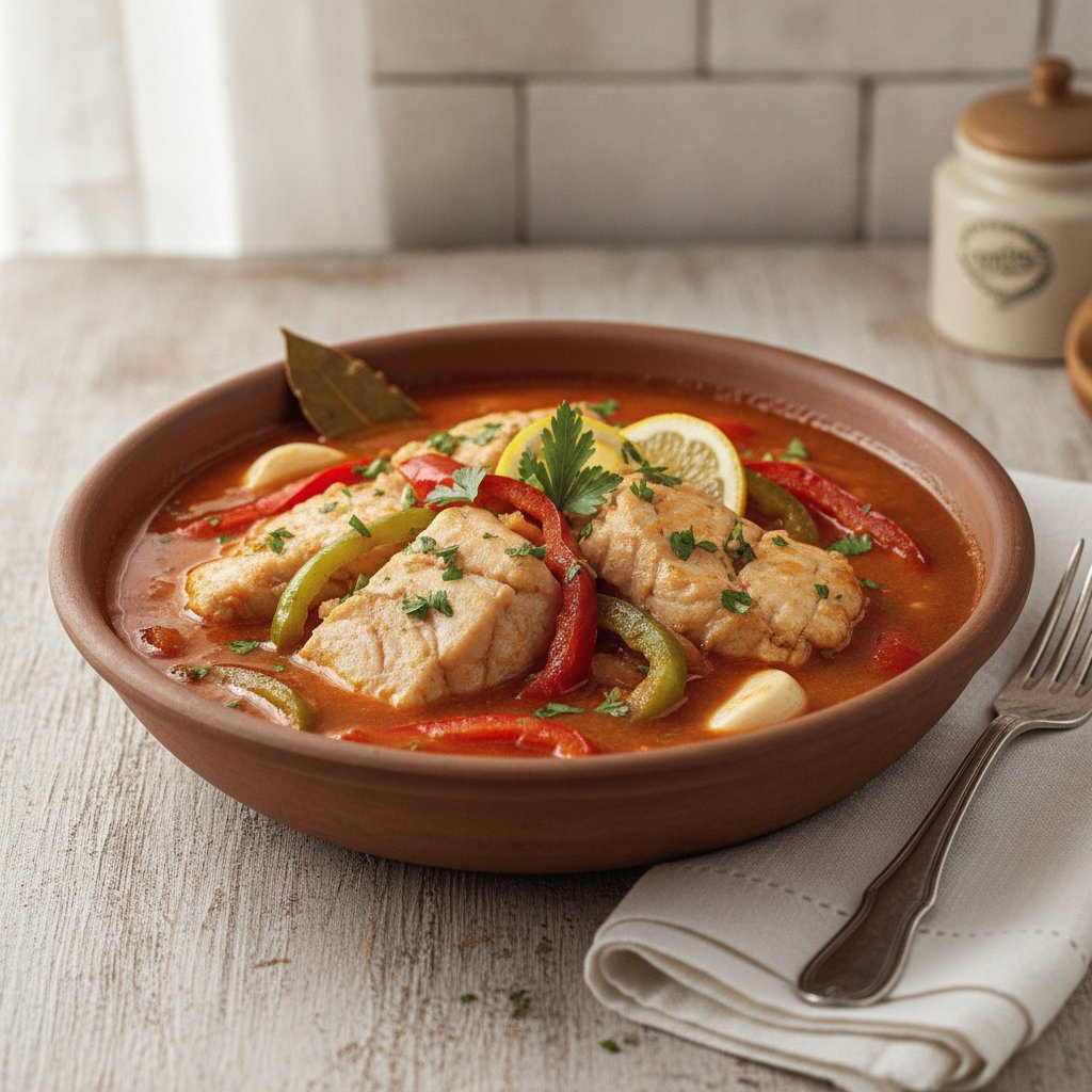 Fish Stew with Peppers (Low-Calorie)