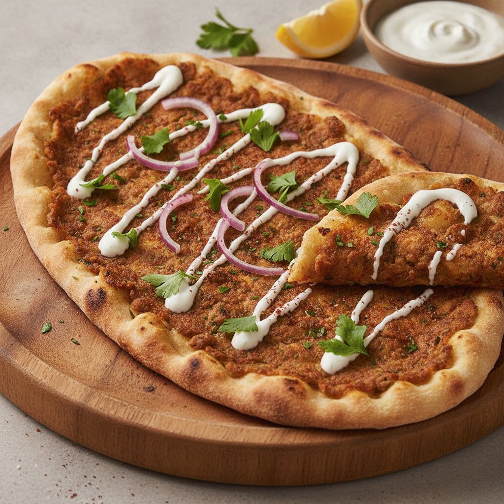 Ground Lamb Flatbread