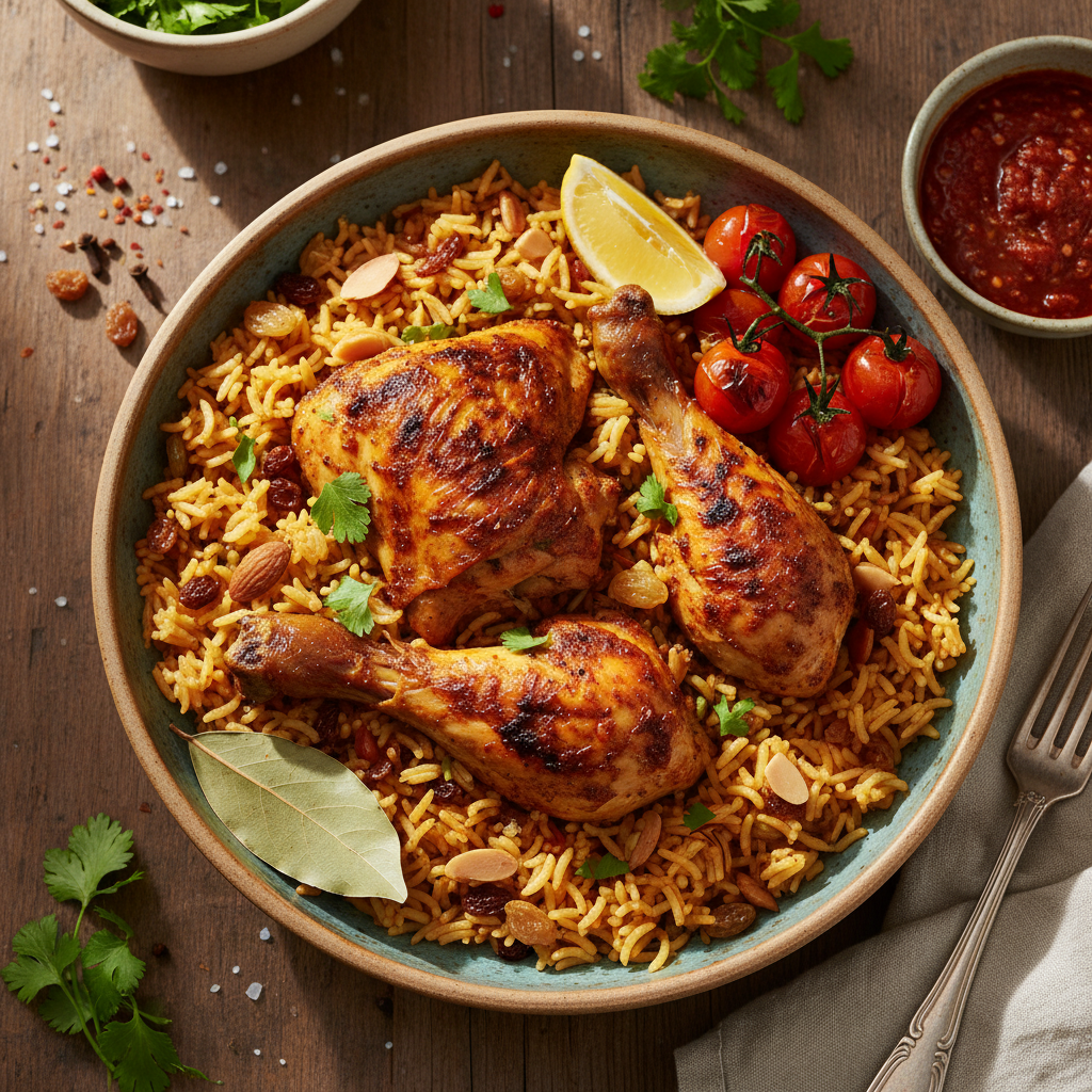 Chicken Kabsa Bowl Weeknight
