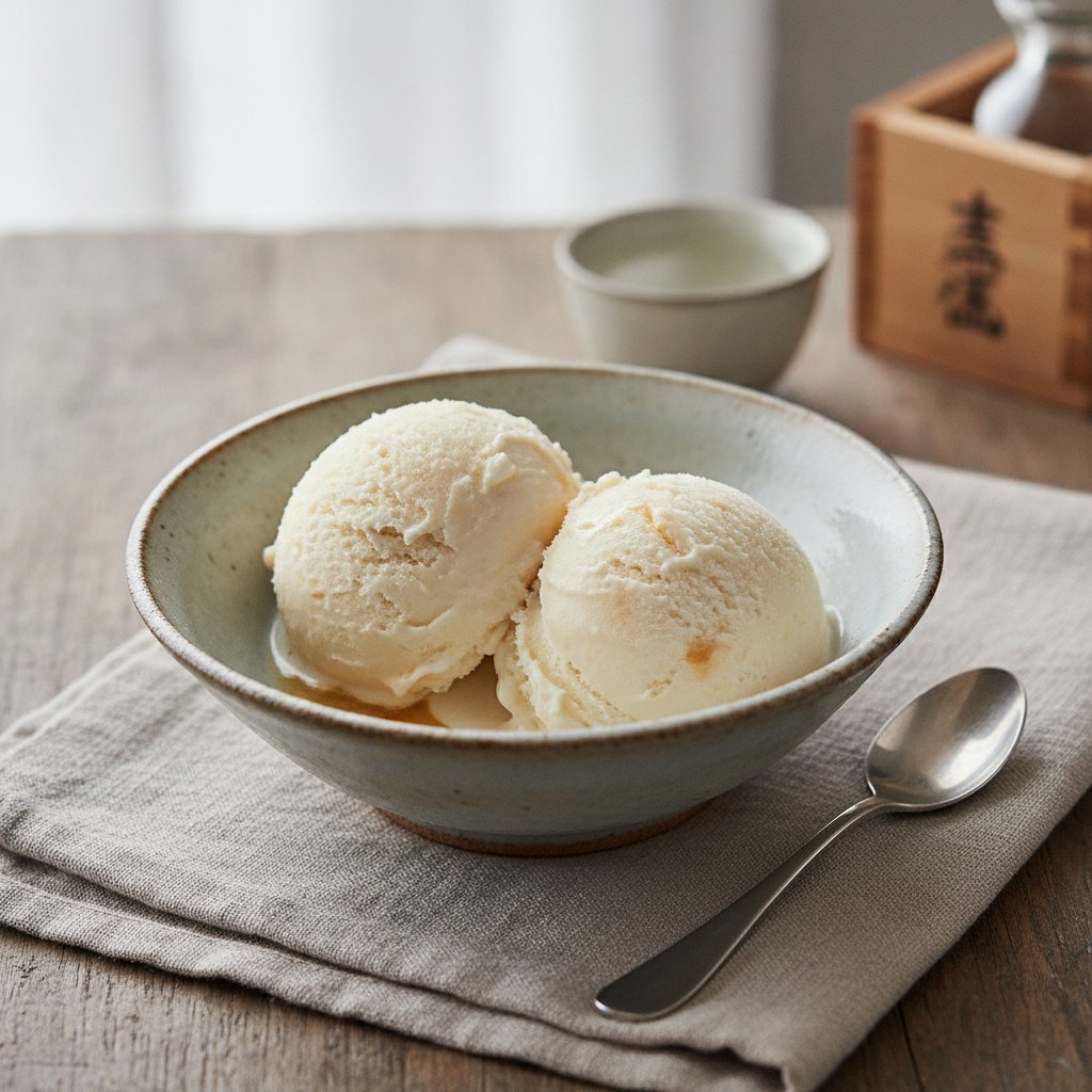 Sake Kasu Ice Cream