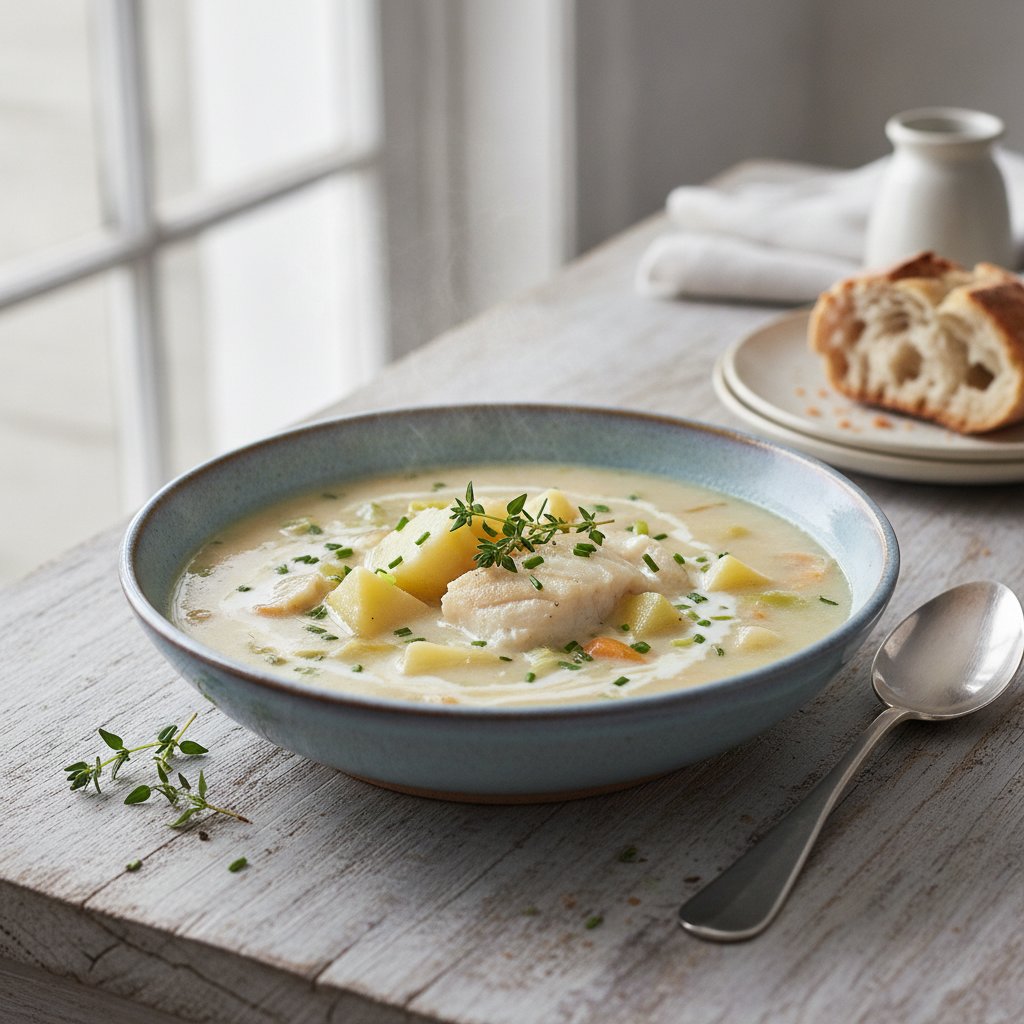 Cod and Potato Soup